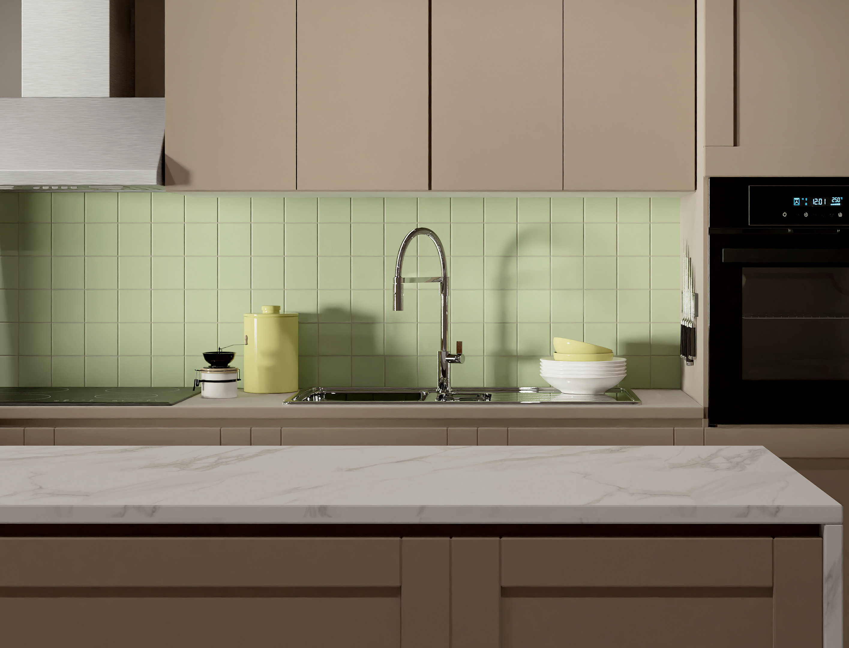 Мелкоформатная плитка коллекция Мини Тайл глосси / Mini Tile glossy фото 8